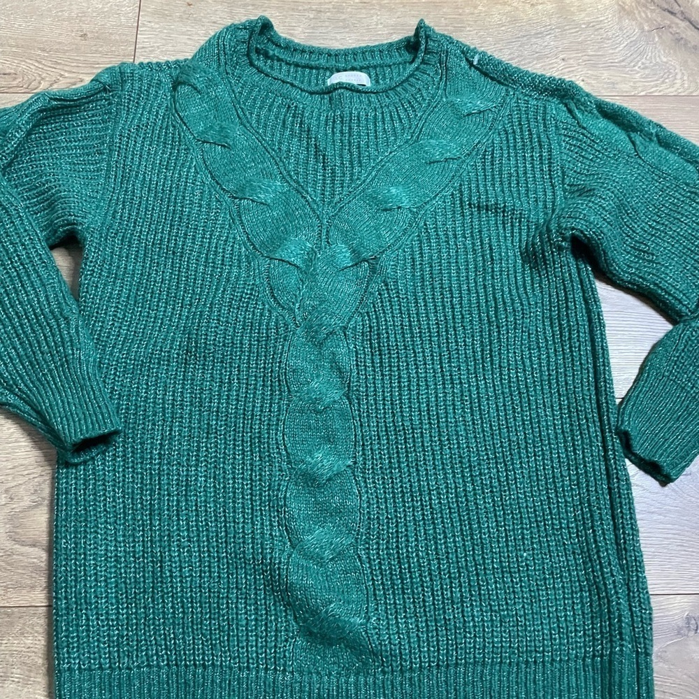 LC Lauren Conrad Emerald Knit Sweater - Picture 6 of 11